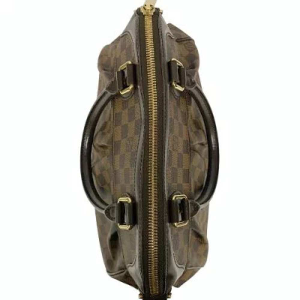 LOUIS VUITTON Trevi Ebene Shoulder Bag Brown